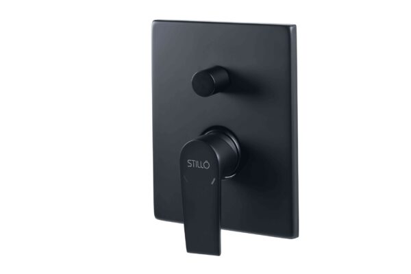 Kios Baño-Ducha Empotrada 2V Box Negro Mate