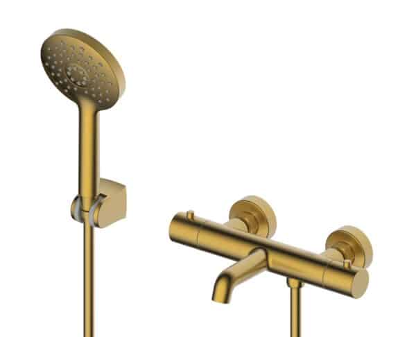 Hades Baño-Ducha Termostático Oro