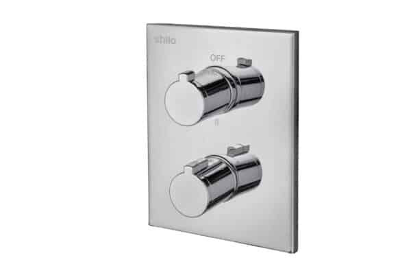 Baño-Ducha Termostático Empotrada 3-4V Box Cromo