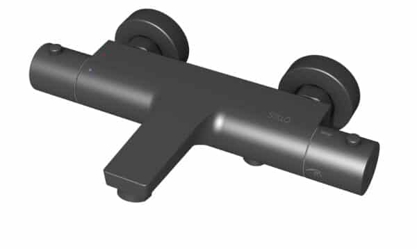 Aura Evo termostático_Baño-ducha Negro