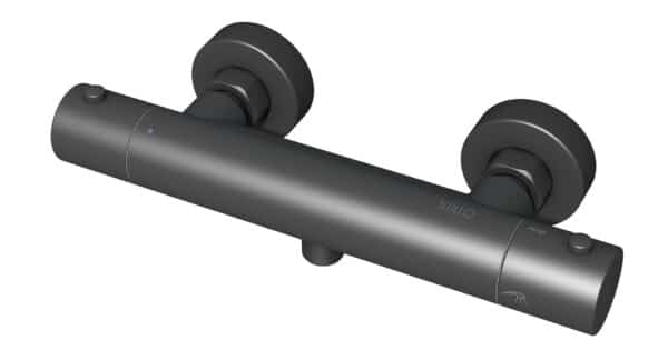 Aura Evo termostático_Ducha Negro