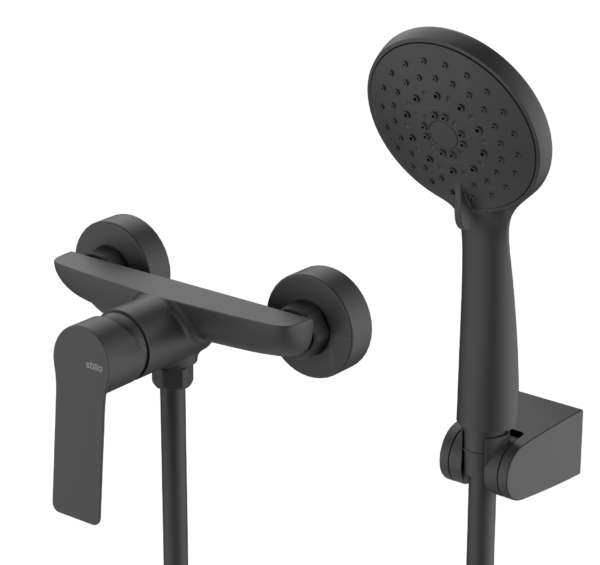 Cronos Ducha Negro Mate