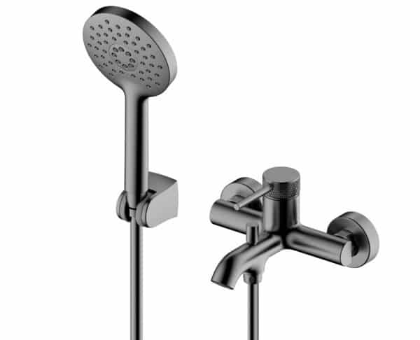 Hades Baño-Ducha Moleteada Gun Metal