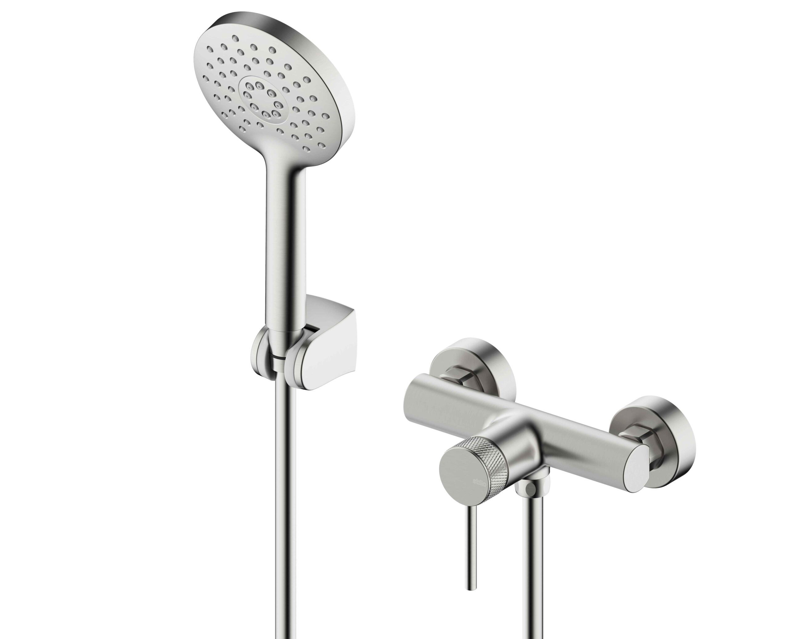 Hades moleteado ducha Inox