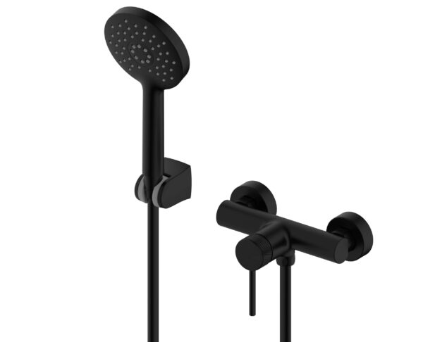 Hades Ducha Moleteada Negro Mate