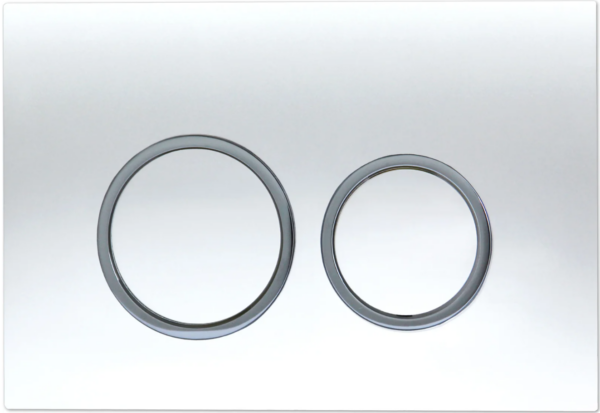 PLACA ROUND CROMO BRILLO