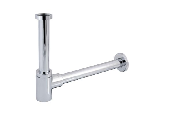 Sifón Cilíndrico Lavabo Cromo
