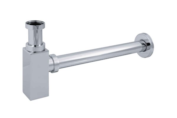 Sifón Cuadrado Lavabo Cromo