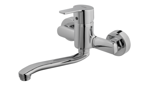 Capri-N Pared Caño Inferior de Cocina Cromo