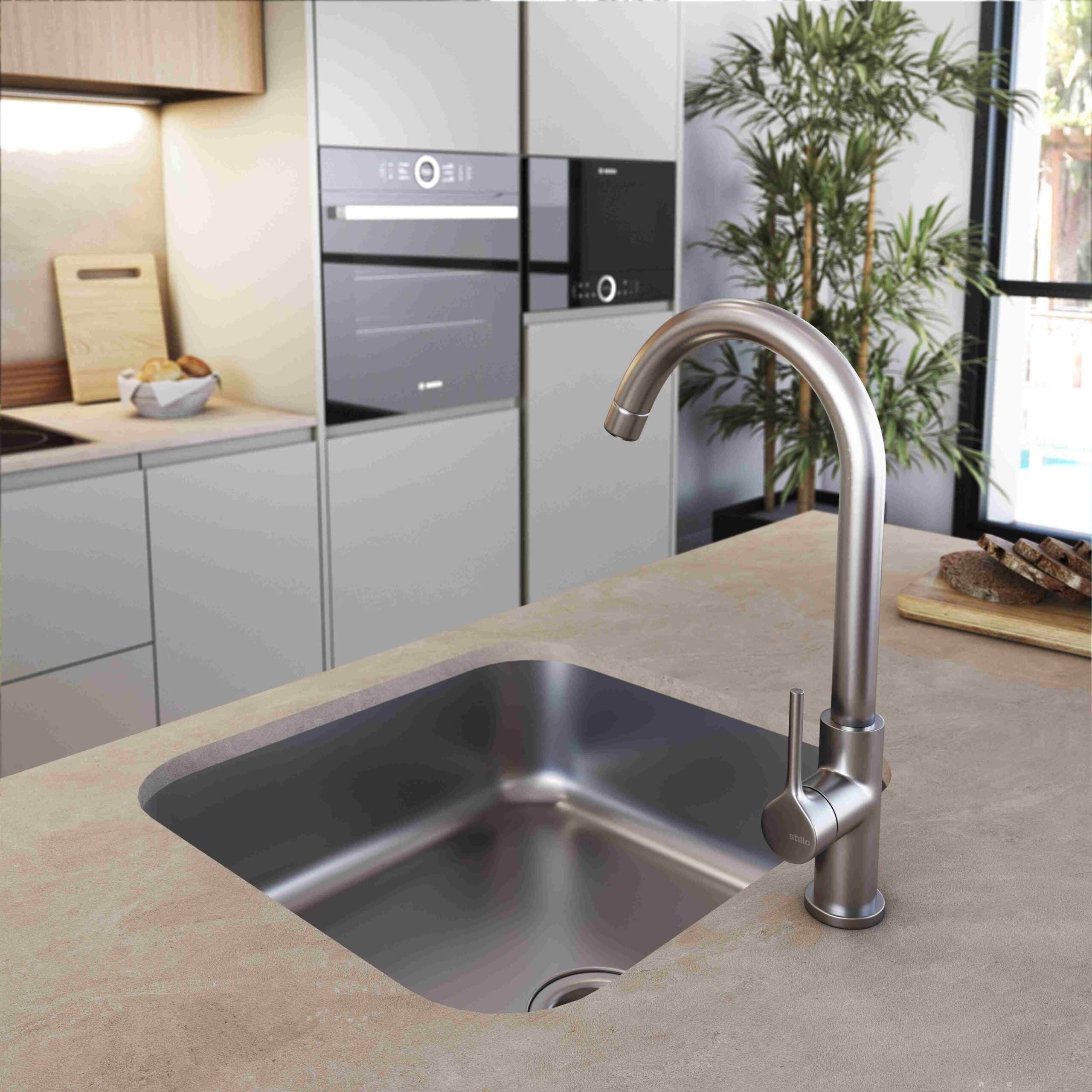 Grifo Cocina Hades Cromo Liso Grifo Cocina Hades Cromo Liso