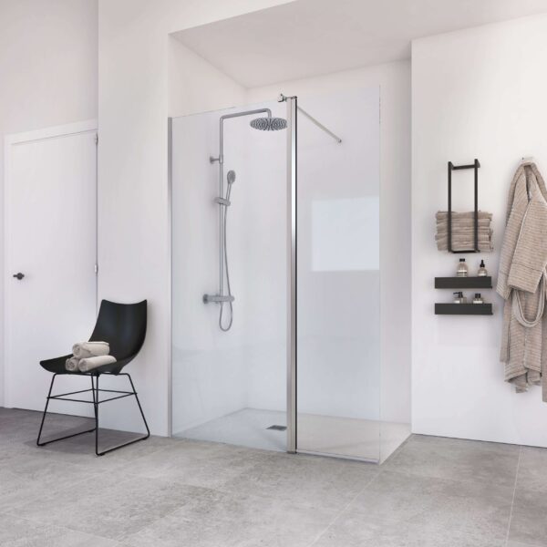 Core Fijo con deflector plata brillo