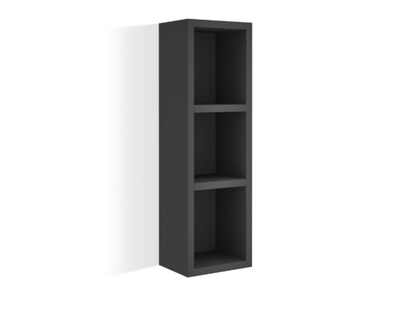 Módulo Abierto 3 Huecos Antracita