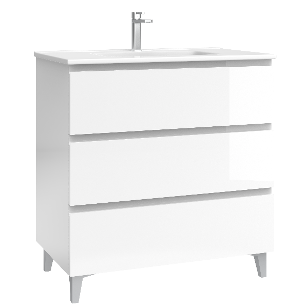 Milano 3C Blanco Brillo