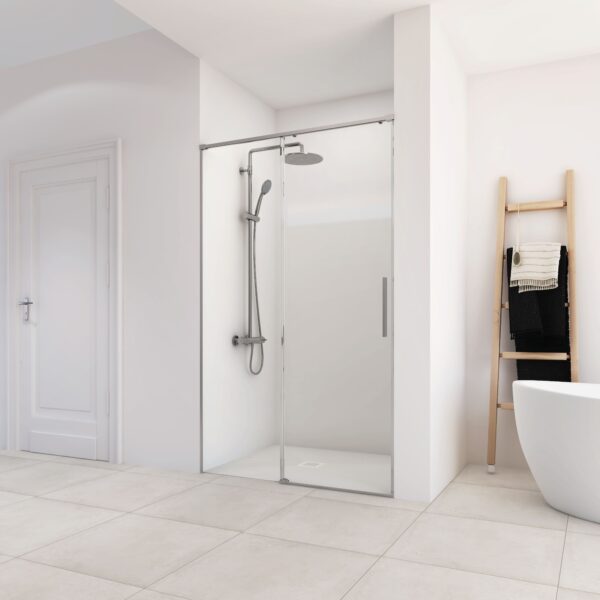 Core Slim corredera 1F+1C plata brillo