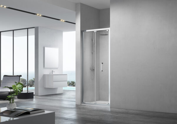 Tempo plegable plata brillo