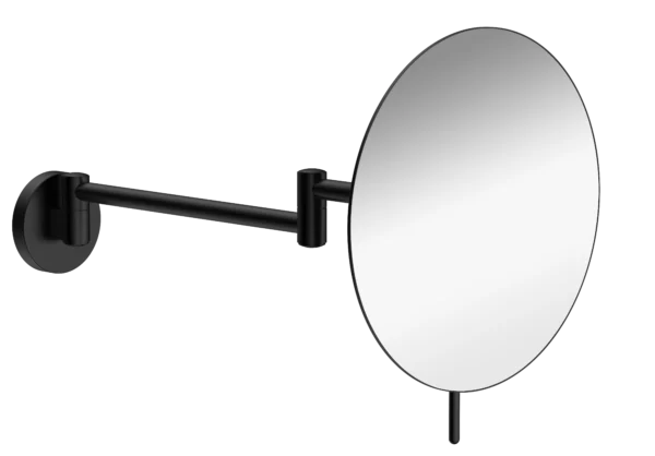 ESPEJO DE AUMENTO DE PARED ORIENTABLE Negro Mate