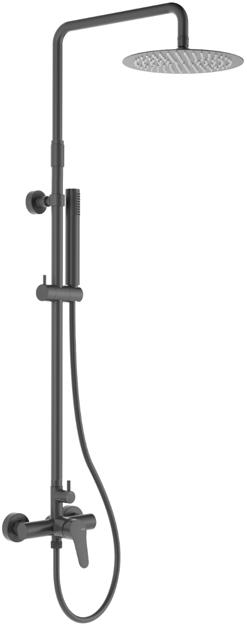 Conjunto Monomando Zeus Negro Mate