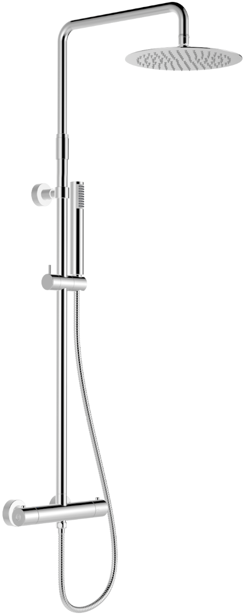 Conjunto Termostático Zeus Cromo