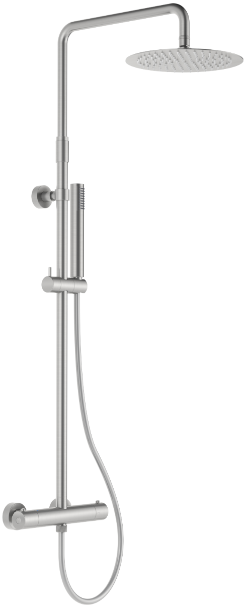 Conjunto Termostático Zeus Inox