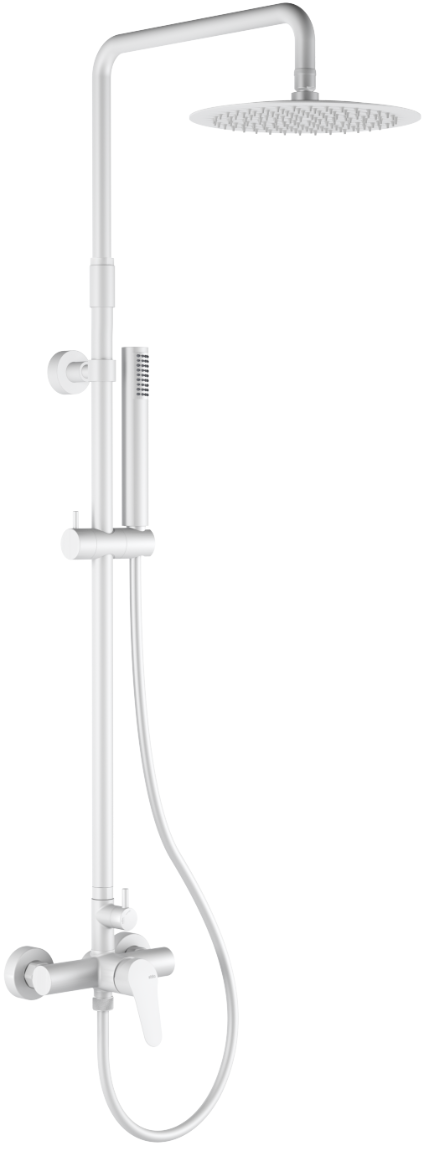 Conjunto Monomando Zeus Blanco Mate