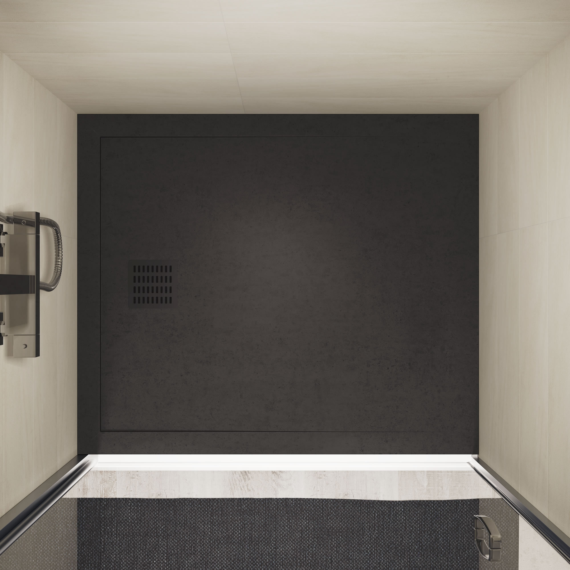 Plato de ducha de resina