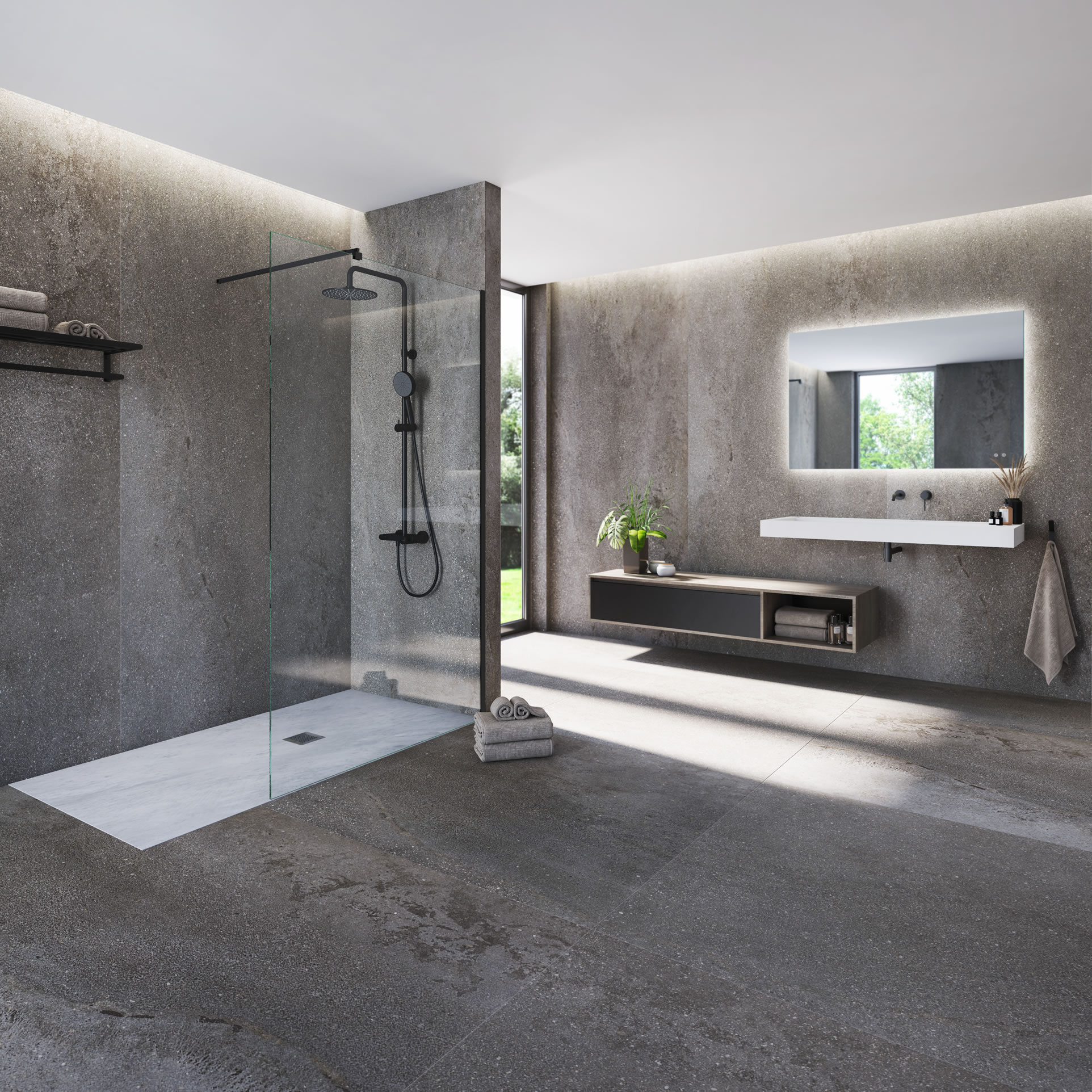 Baños con materiales sostenibles