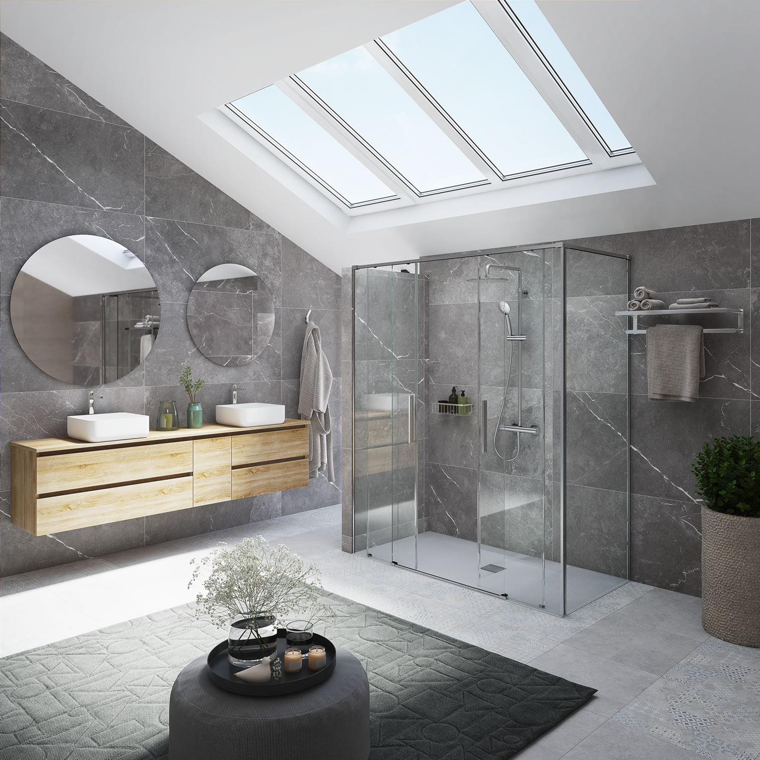 Diseño baños con ducha