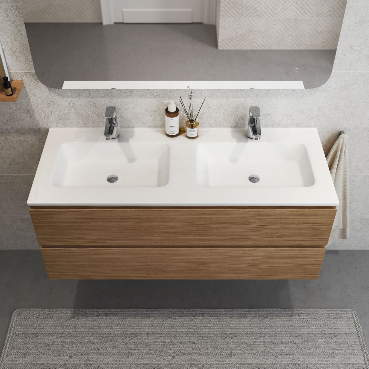 Lavabos de resina o porcelana Lavabos de solid surface