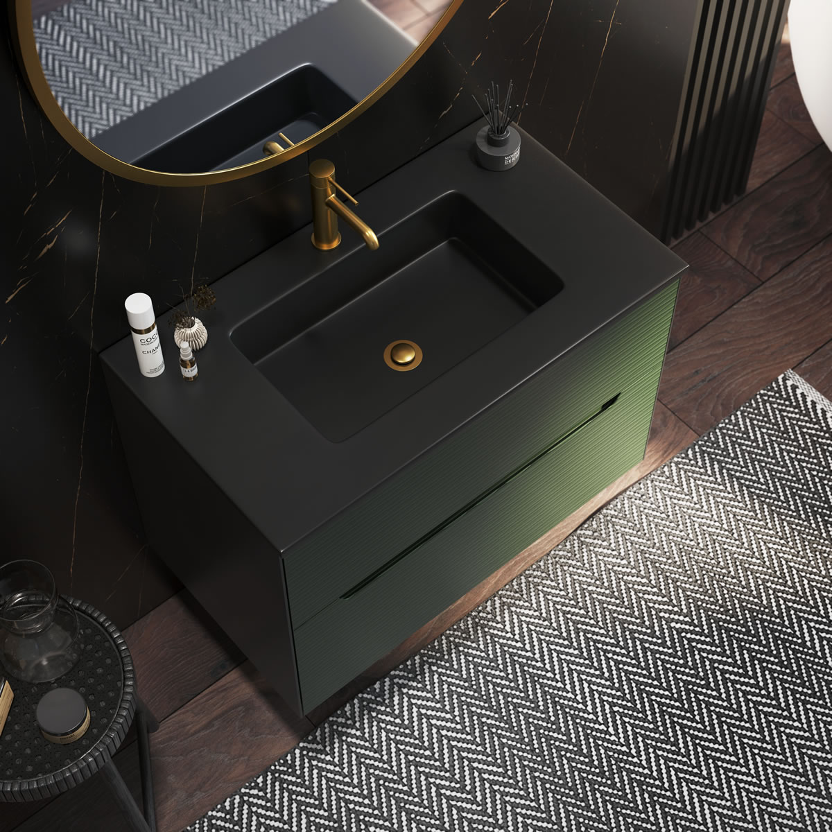 Lavabos de resina Muebles con lavabos de resina