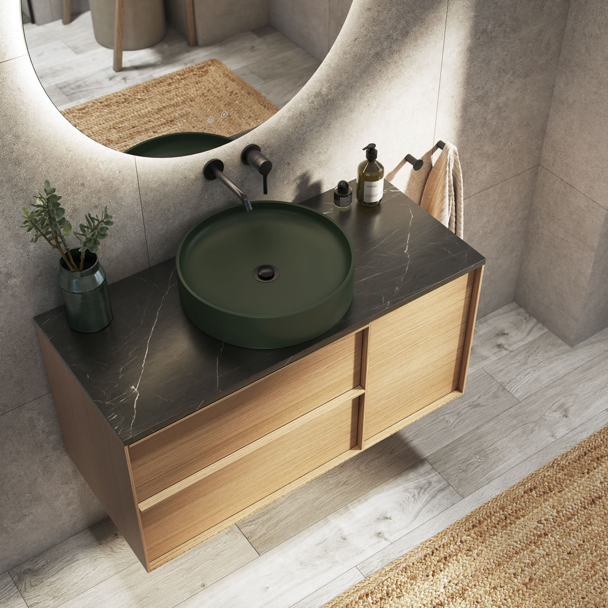 Lavabos de resina Lavabos de resina de color