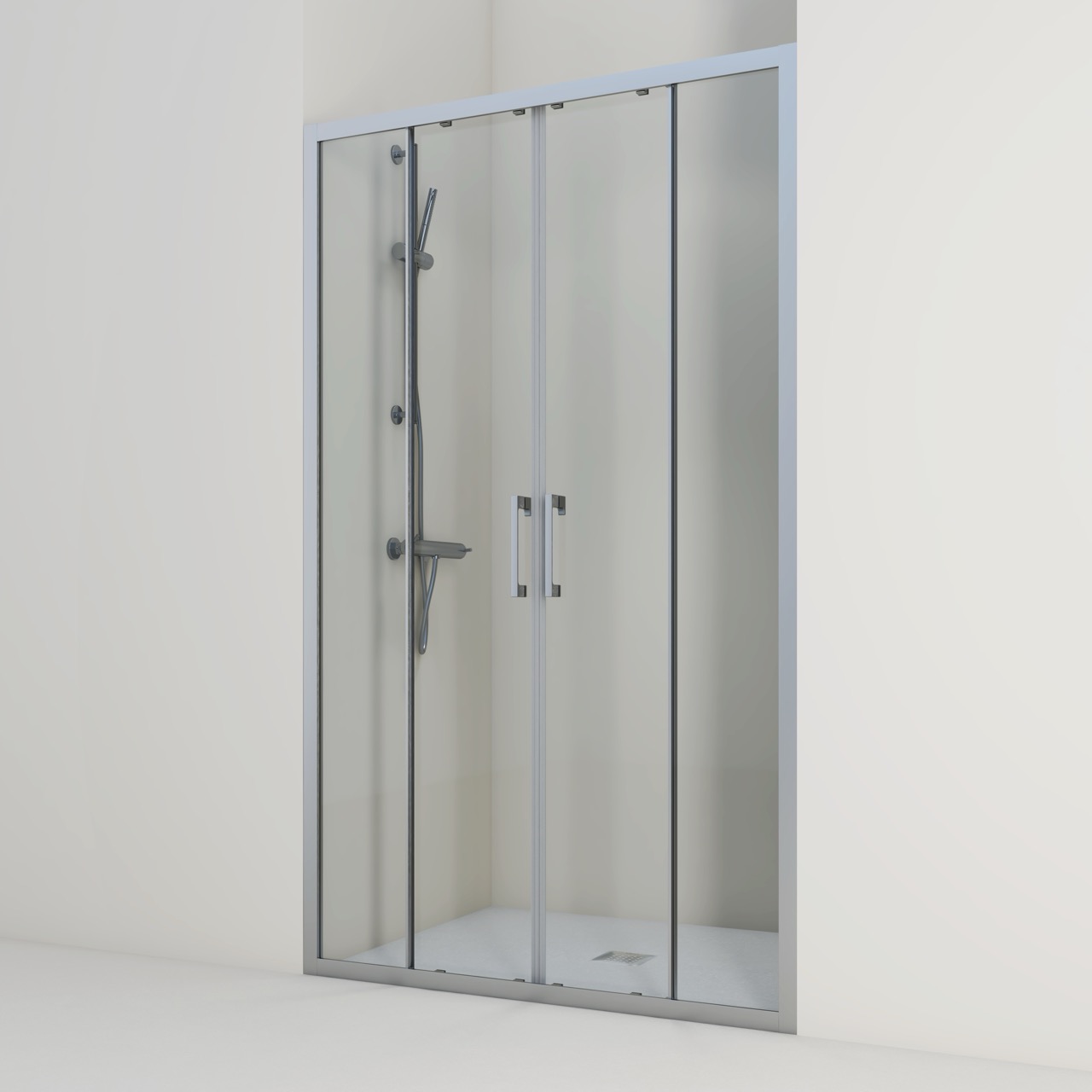 Tempo corredera 2F+2C plata brillo