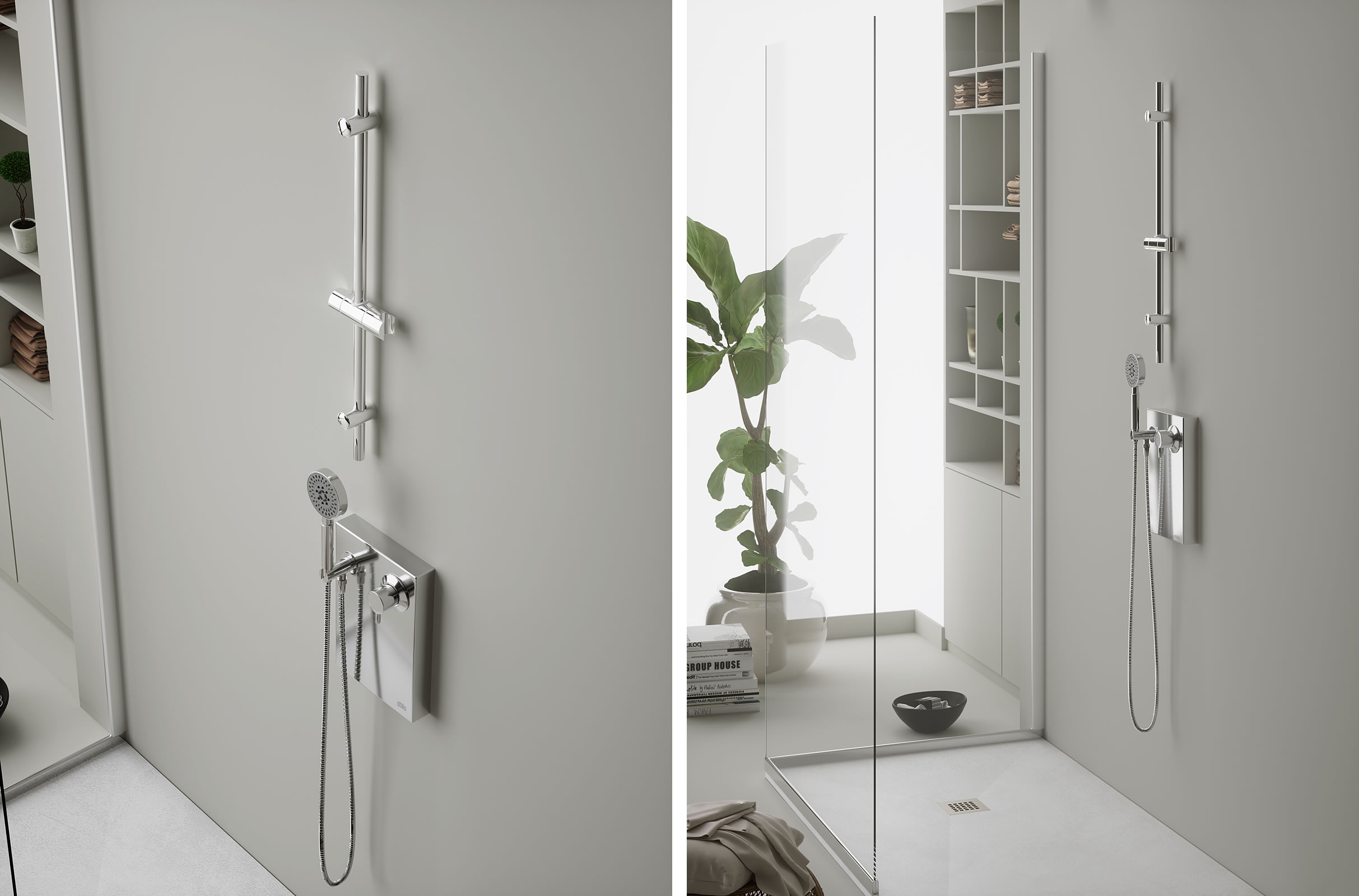 Griferias shower up para ducha