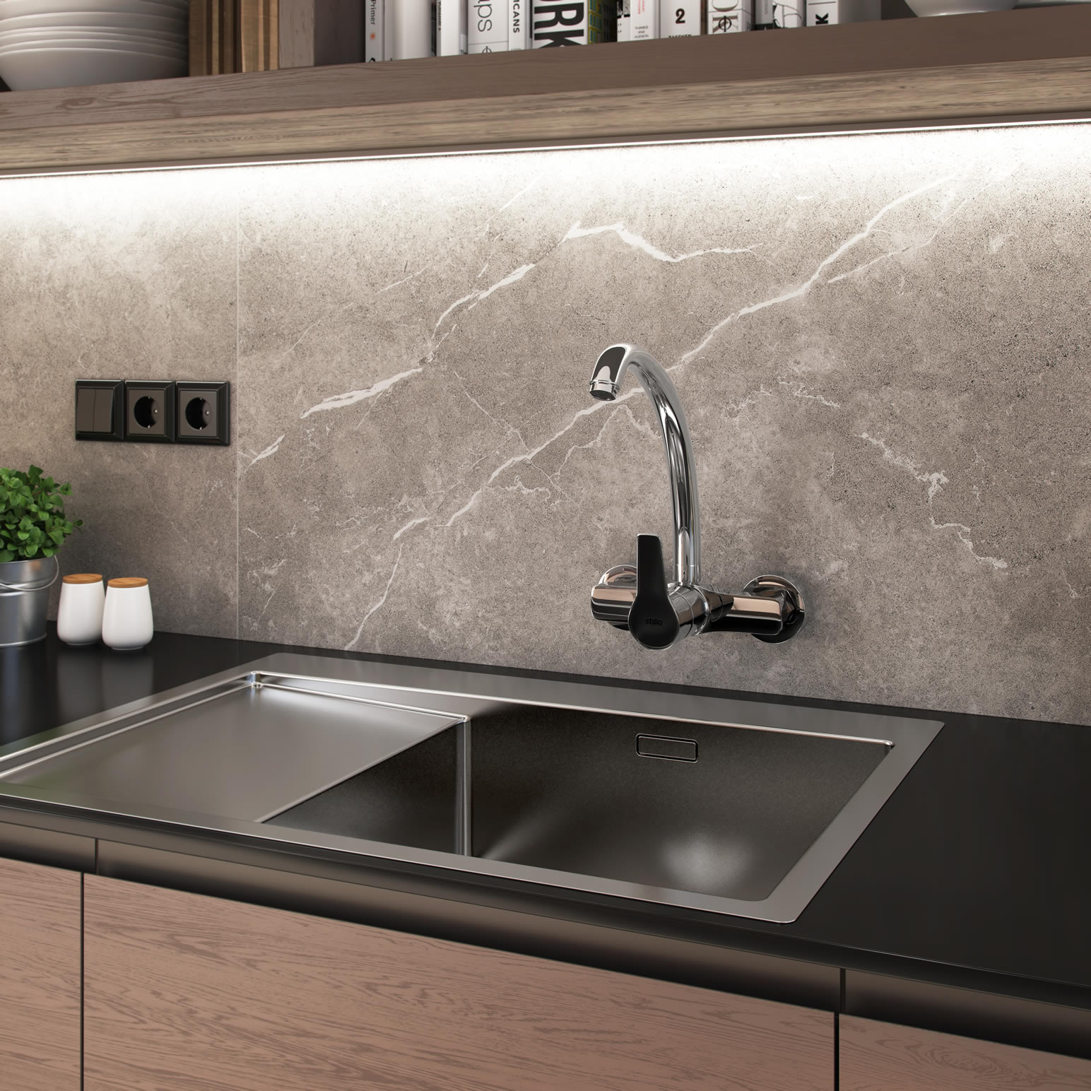 Grifo de cocina de pared Grifo de pared para cocina