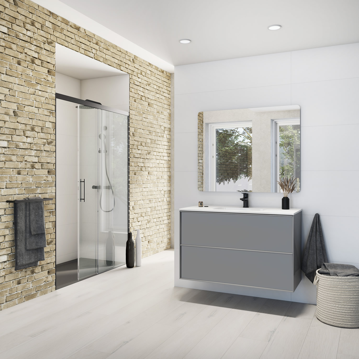 Muebles de baño suspendidos Mueble de baño suspendido