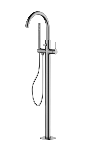 HADES MONOMANDO BAÑERA EXENTA DE PIE INOX