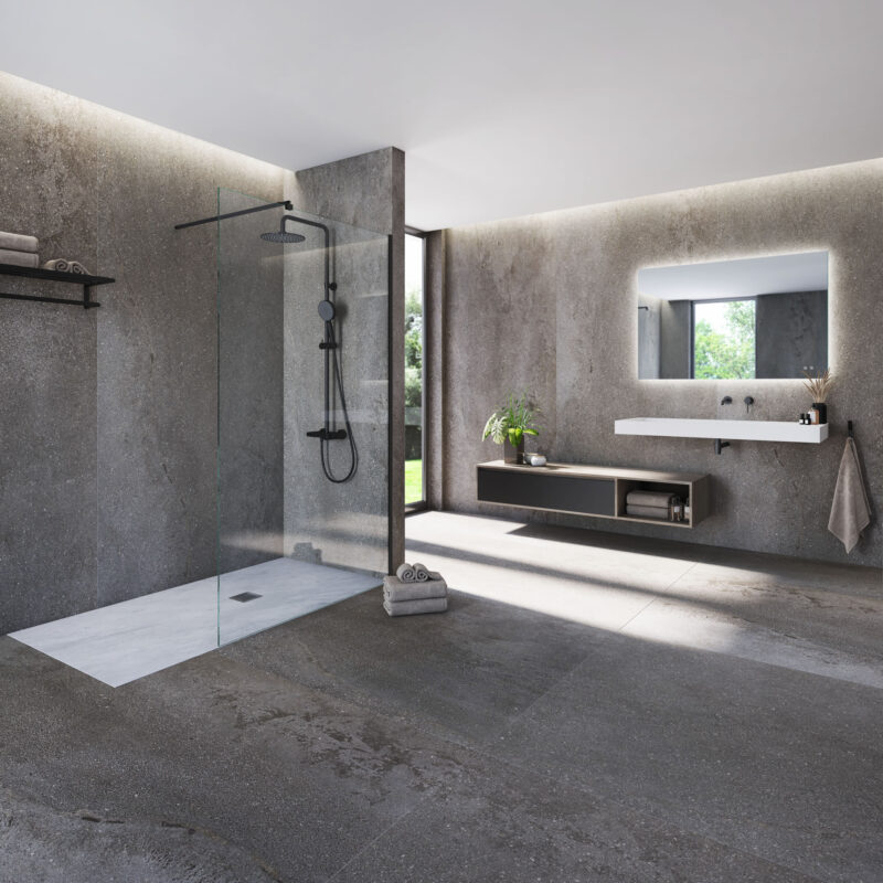 a que altura se coloca la columna de ducha