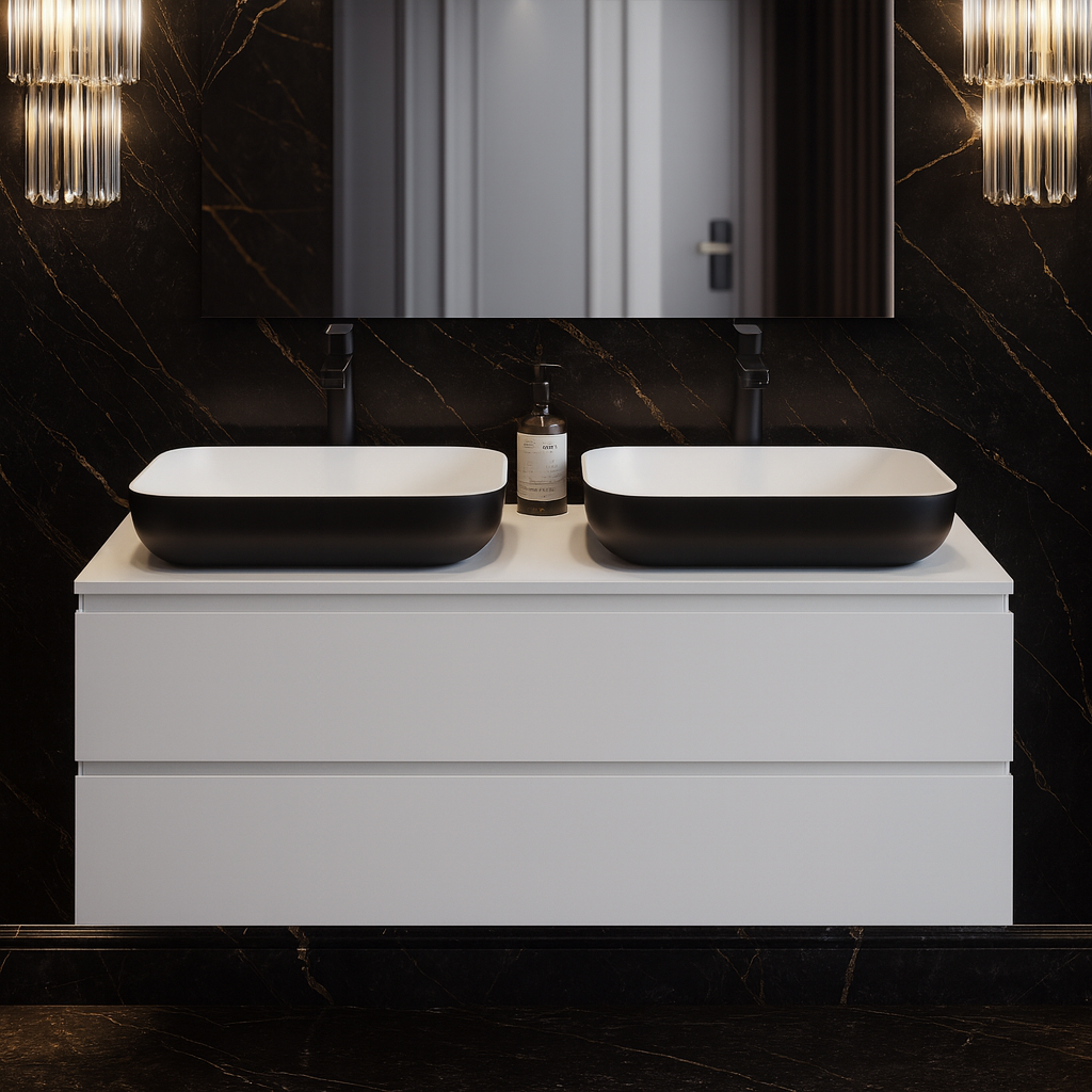 Lavabos de diseño que dan protagonismo