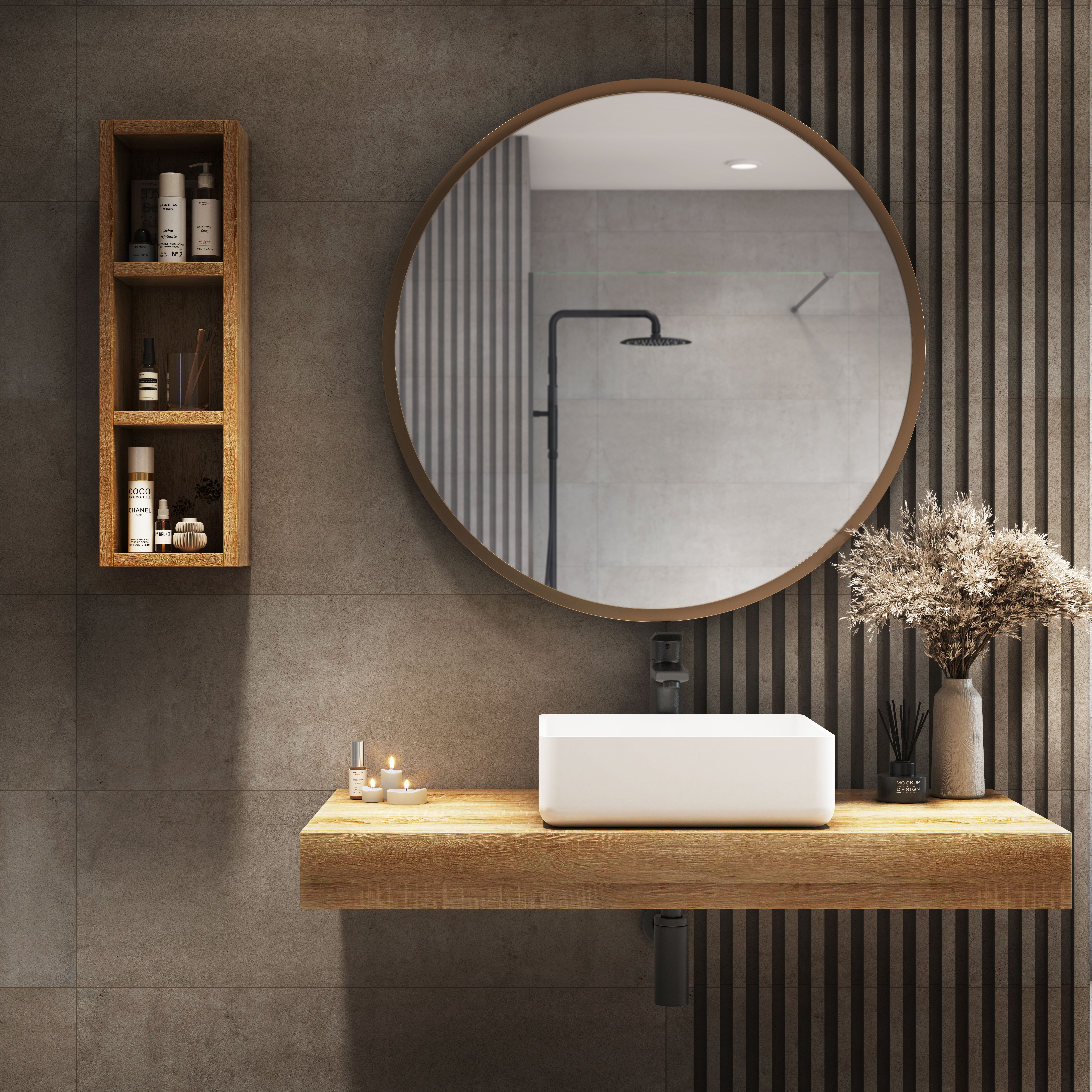 Lavabos para baños con diseño rústicos