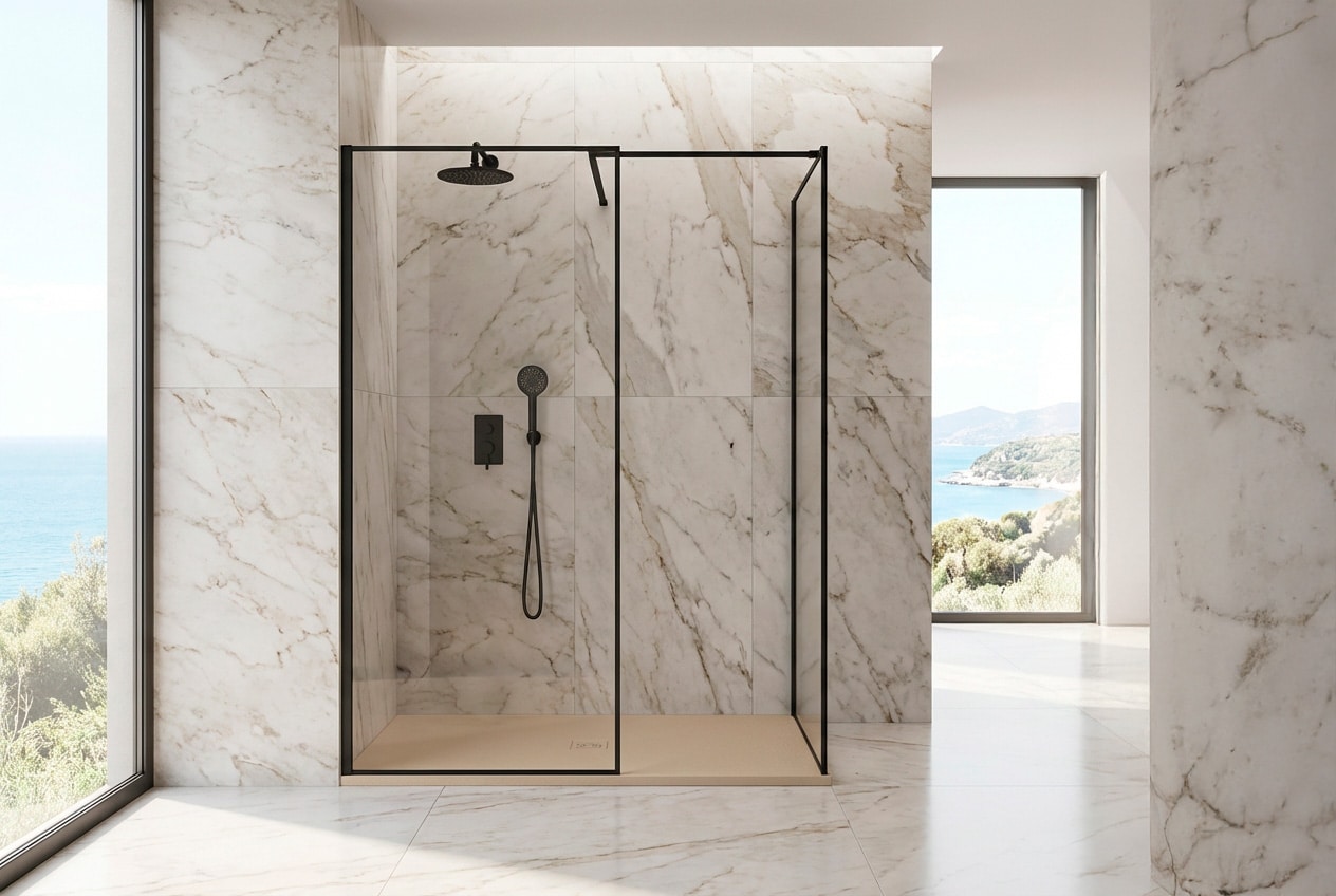 Conjuntos de ducha de diseño minimalista