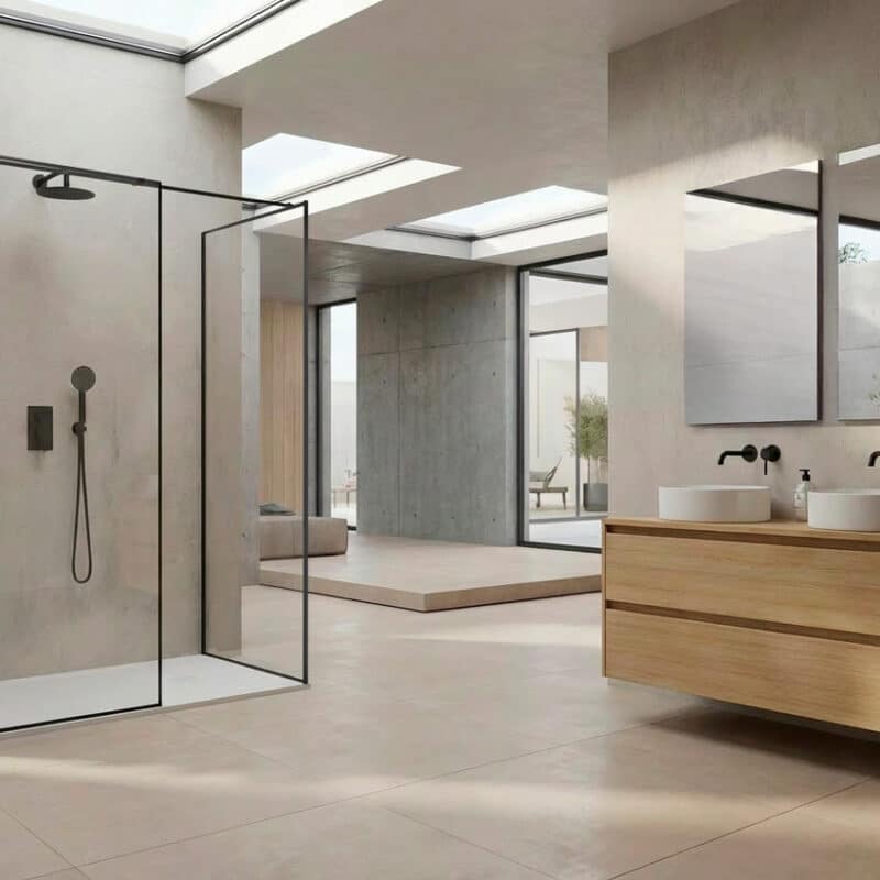 Conjuntos de ducha de diseño minimalista