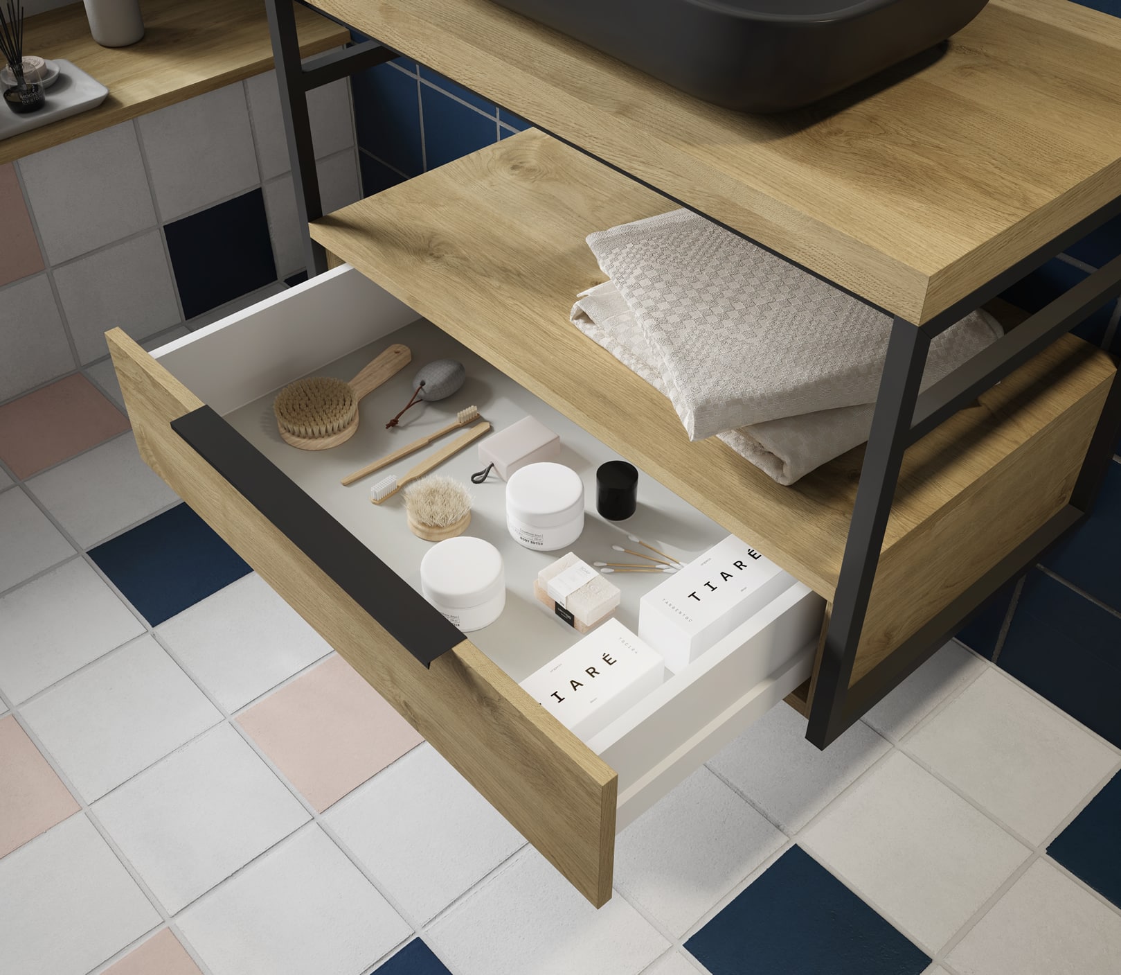 Colocacion muebles de cuarto de baño suspendidos