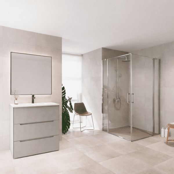 Core angular abatible 2P + 2F Inox Cepillado