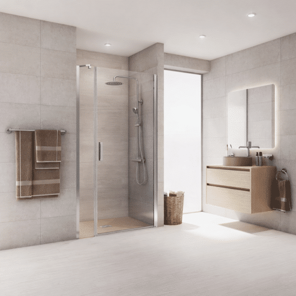 Core Frontal Abatible 1F + 1P cierre a fijo Inox cepillado