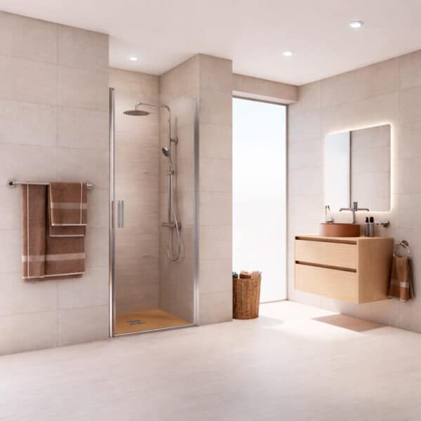 Core Frontal Abatible 1P Inox cepillado