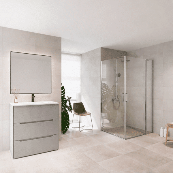 Core angular abatible 1P x 1P +1F Inox Cepillado